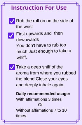 Crown Chakra Sahasrara 3ml Roll on Bottle