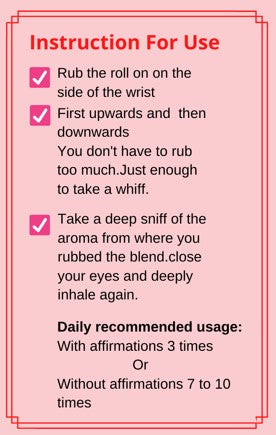 Root Chakra Mooladhara 3 ml Roll on Bottle