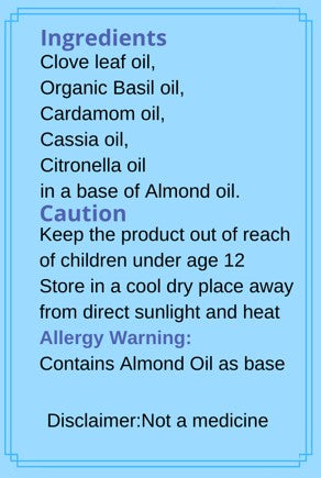 Throat Chakra vishudhi 3ml Roll on Bottle