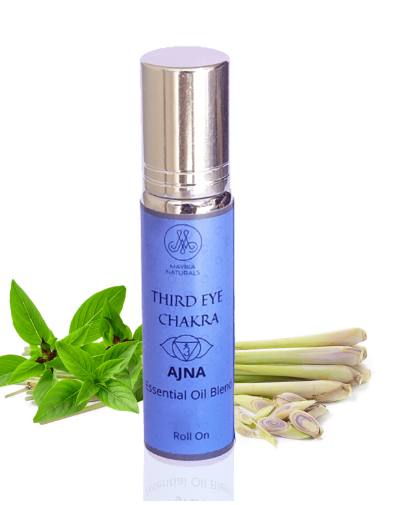 Third eye Chakra Ajna 3ml Roll on Bottle